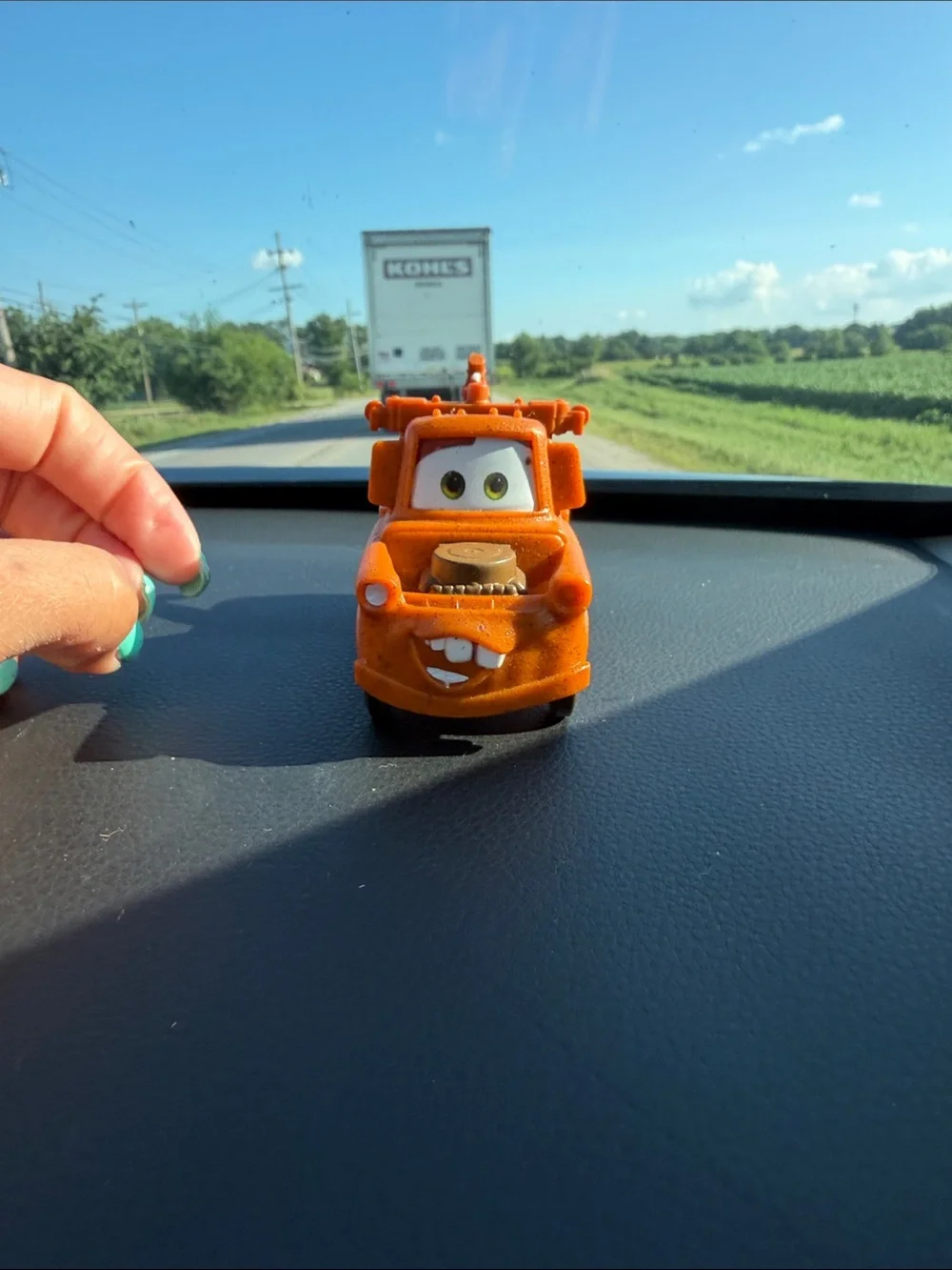 MCDONALDS Disney Pixar Cars Mater Tow Truck PLASTIC TOY CAR